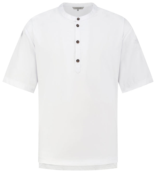 Kochshirt Gorgio; Kleidergröße XS; biały