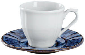 spodek do filiżanki do espresso Amelina; 12 cm (Ø); niebieski; okrągły; 6 sztuka / opakowanie