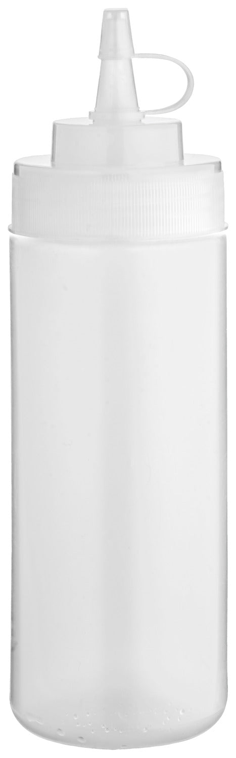 butelka do dozowania z 1 tylką cukierniczą; 350ml, 6x18 cm (ØxW); biały