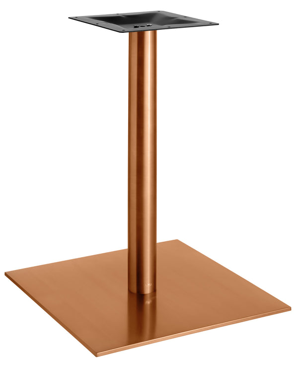 podstawa Orio prostokątna; 55x55x72 cm (SxDxW); miedź; kwadrat