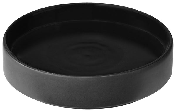 talerz z wysokim rantem Skady matowy; 250ml, 13.5x3 cm (ØxW); czarny; okrągły; 4 sztuka / opakowanie