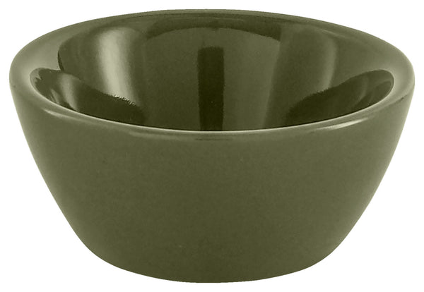mini miseczki  Ara; 58ml, 7x3 cm (ØxW); oliwka; okrągły; 12 sztuka / opakowanie