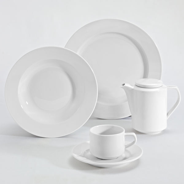 talerz do pizzy Base; 34x2.4 cm (ØxW); biały; okrągły; 4 sztuka / opakowanie