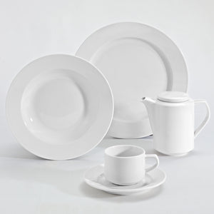 talerz płaski Base; 21 cm (Ø); biały; okrągły; 6 sztuka / opakowanie