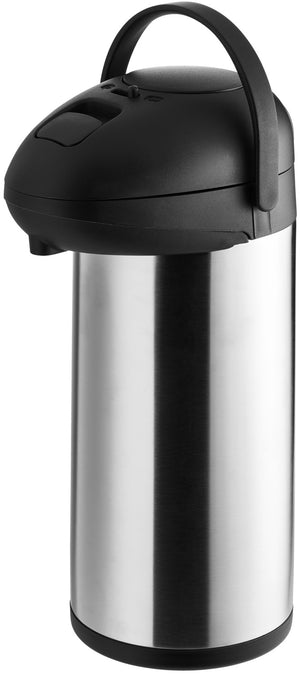 termos z pompką Lomé; 5000ml, 17x43 cm (ØxW); srebro