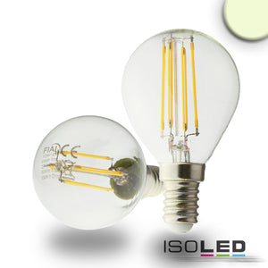 LED Lampe E14 klar; 7.8x4.5 cm (DxØ); transparentny
