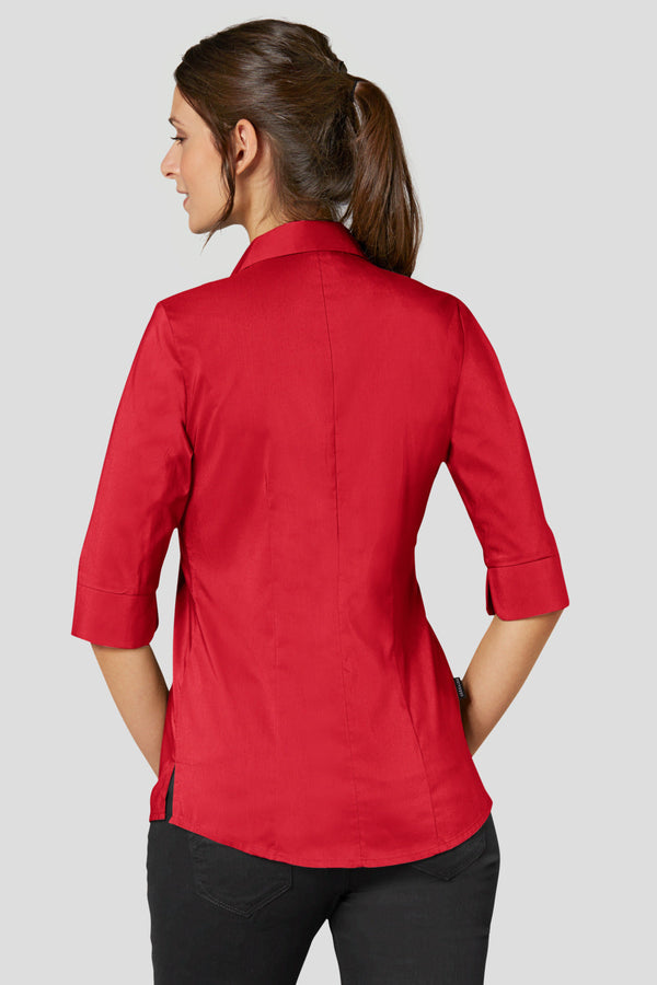 bluzka damska Fiore rękaw 3/4; Kleidergröße 34; czerwony