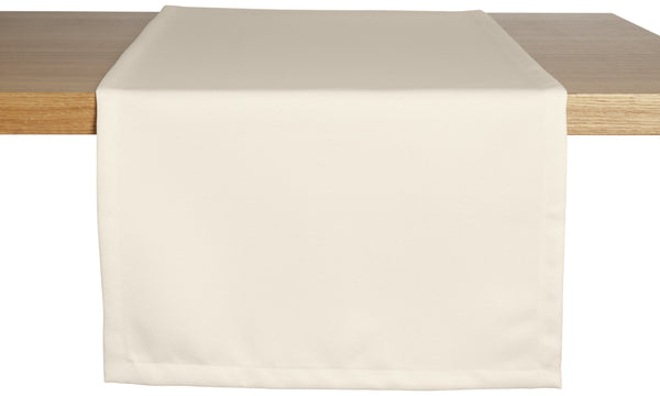 bieżnik Ambita gładki; 40x130 cm (SxD); szampan; prostokątny