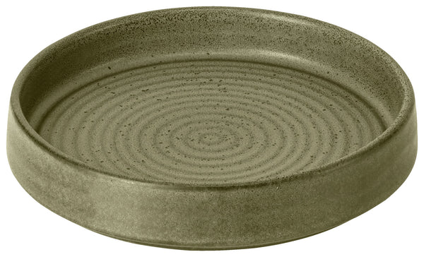 talerz z wysokim rantem Snug; 250ml, 13.5x3 cm (ØxW); oliwka; okrągły; 4 sztuka / opakowanie