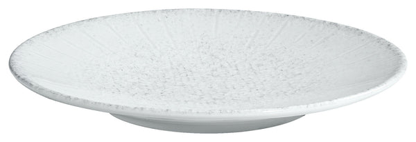 talerz płaski Caju bez rantu; 16 cm (Ø); biały/szary; okrągły; 6 sztuka / opakowanie