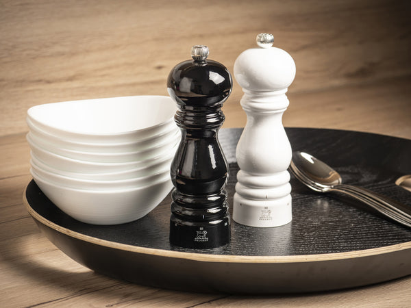 młynek do soli Paris biały lakierowany; 18 cm (W); biały; 6 sztuka / opakowanie