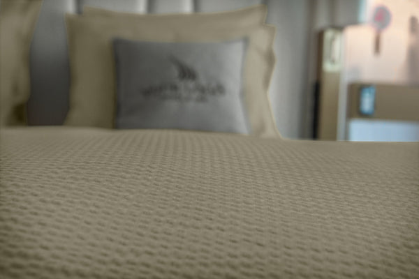 pościel Antila Seersucker; 140x200 cm (SxD), 70x90 cm (DxS); taupe