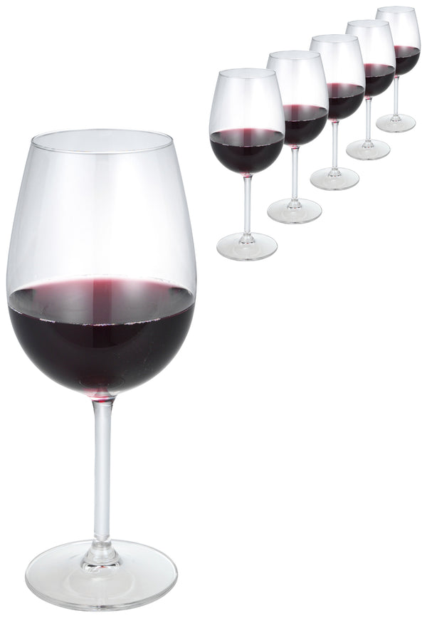 Rotweinglas Bouquet mit Füllstrich; 590ml, 6.9x21.2 cm (ØxW); transparentny; 0.2 l Füllstrich, 6 sztuka / opakowanie