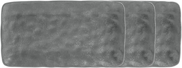 półmisek Arona prostokątny; 30x16.5x2.6 cm (DxSxW); antracyt; prostokątny; 3 sztuka / opakowanie