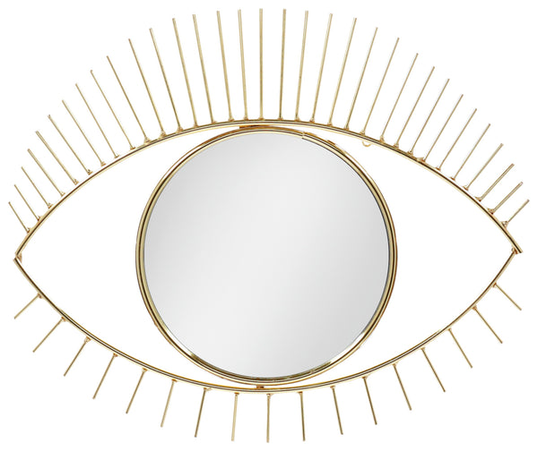 element lustrzany Jayanna; 33x25 cm (DxW); złoto