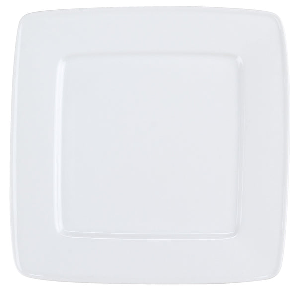 talerz płaski Jazz; 30x30 cm (DxS); biały; kwadrat; 2 sztuka / opakowanie