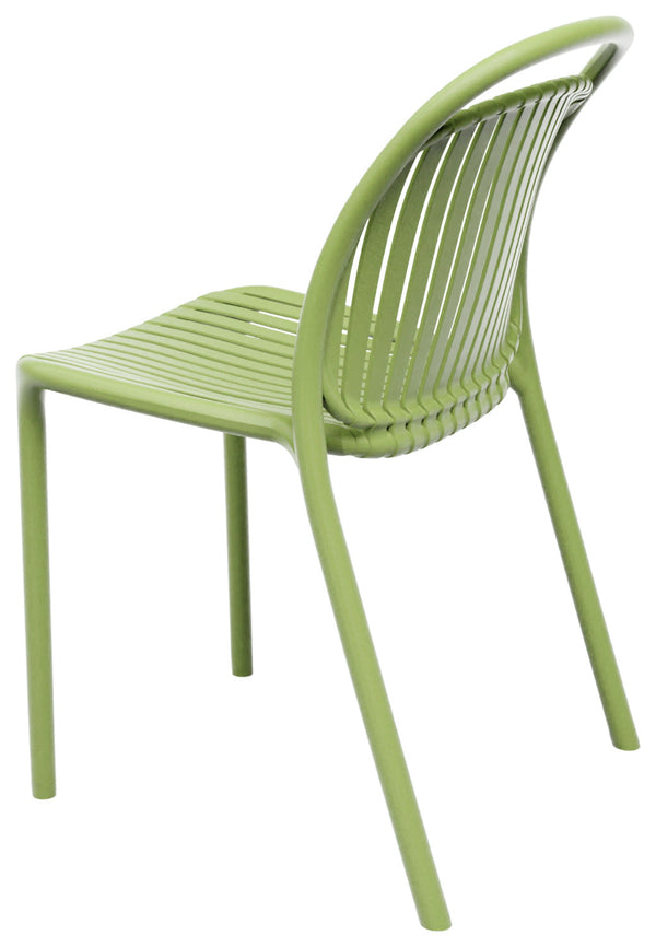 Kunststoffstuhl Stratos; 43x51x82 cm (SxGxW); siedzisko zielony