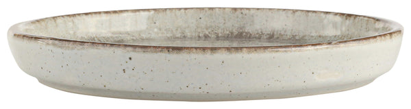 talerz płaski Iris z wysokim rantem; 21.5x2.15 cm (ØxW); szary/brązowy; okrągły; 6 sztuka / opakowanie