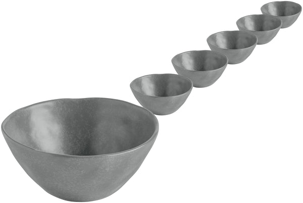 miska Arona okrągła; 600ml, 15x6.5 cm (ØxW); antracyt; okrągły; 6 sztuka / opakowanie