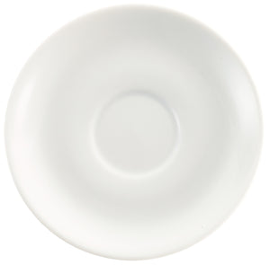 spodek do filiżanki do kawy Joy; 14 cm (Ø); biały; okrągły; 6 sztuka / opakowanie