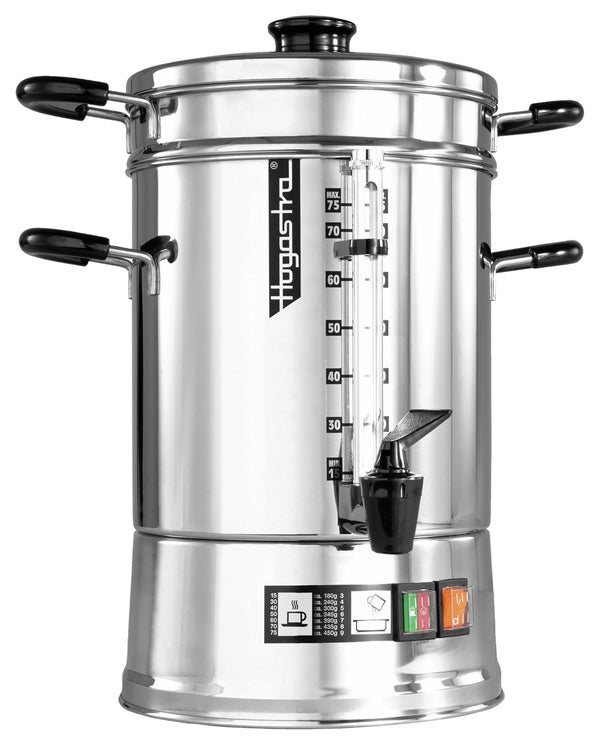 automat do kawy CNS-75; 9500ml, 24x48 cm (ØxW); srebro/czarny