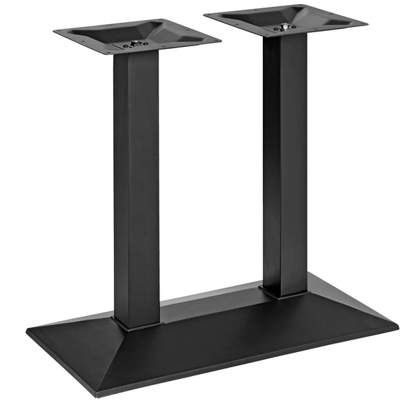 podstawa podwójna Quadro Double; 80x40x72 cm (SxDxW); czarny; prostokątny