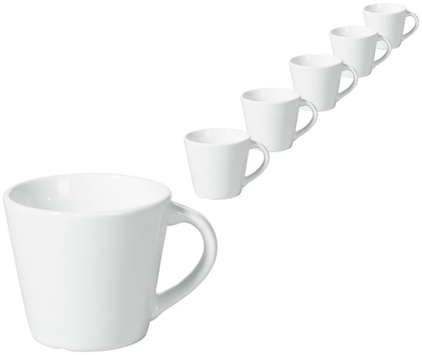 filiżanka do espresso Bebida; 80ml, 6x5.5 cm (ØxW); biały; stożkowy; 6 sztuka / opakowanie