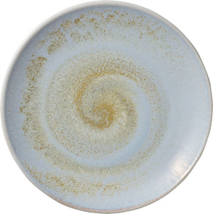 Teller flach Perfect Match coup Breeze; 21x2.3 cm (ØxW); złoto/jasny niebieski/biały; okrągły; 6 sztuka / opakowanie
