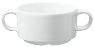 bulionówka Melbourne; 330ml, 10.5x5.7 cm (ØxW); biały; okrągły; 6 sztuka / opakowanie