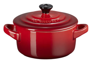 Mini Cocotte 10 cm; 250ml, 10x5 cm (ØxW); ciemny czerwony; okrągły
