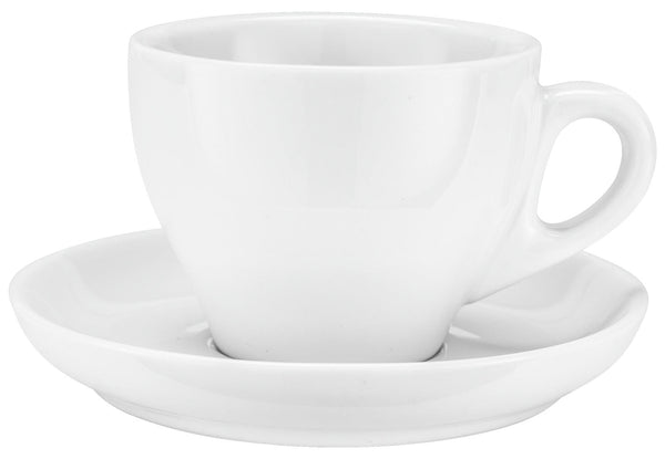filiżanka do kawy Joy; 230ml, 9x7 cm (ØxW); biały; okrągły; 6 sztuka / opakowanie