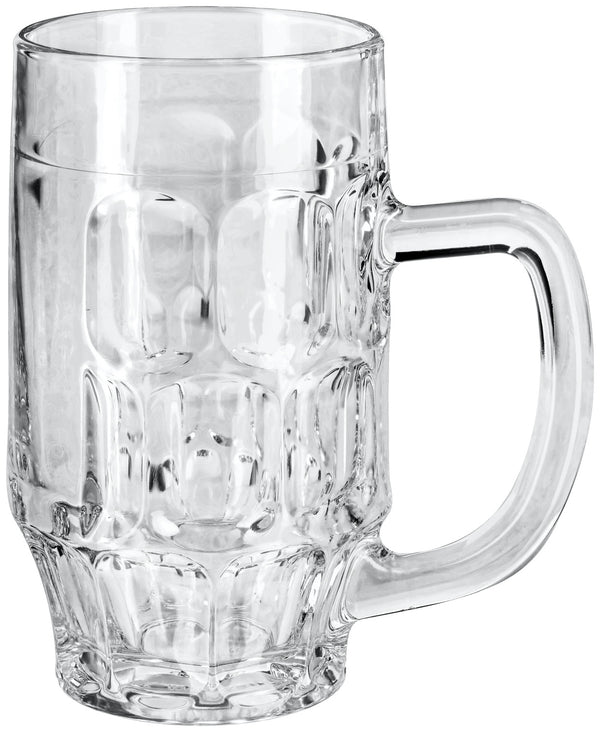 kufel Rosy; 560ml, 8x14.9 cm (ØxW); transparentny; 0.4 l Füllstrich, 6 sztuka / opakowanie