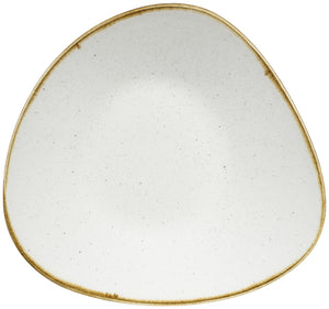 Schale Stonecast Barley White dreieckig; 410ml, 21x21x15.8 cm (DxSxW); biały/brązowy; trójkątny; 12 sztuka / opakowanie