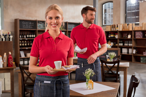 koszulka polo damska Cato; Kleidergröße L; czerwony