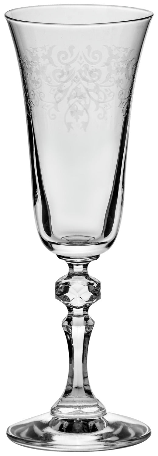 Sektglas Krista Deco; 150ml, 7x20.3 cm (ØxW); transparentny; 6 sztuka / opakowanie