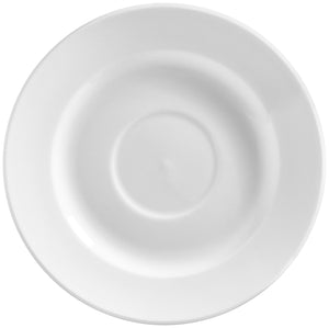 spodek do filiżanki do kawy Straßburg; 15.5 cm (Ø); biały; okrągły; 6 sztuka / opakowanie