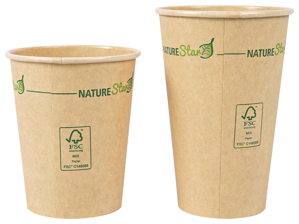 kubek Nature z papieru kraft FSC®; 200ml