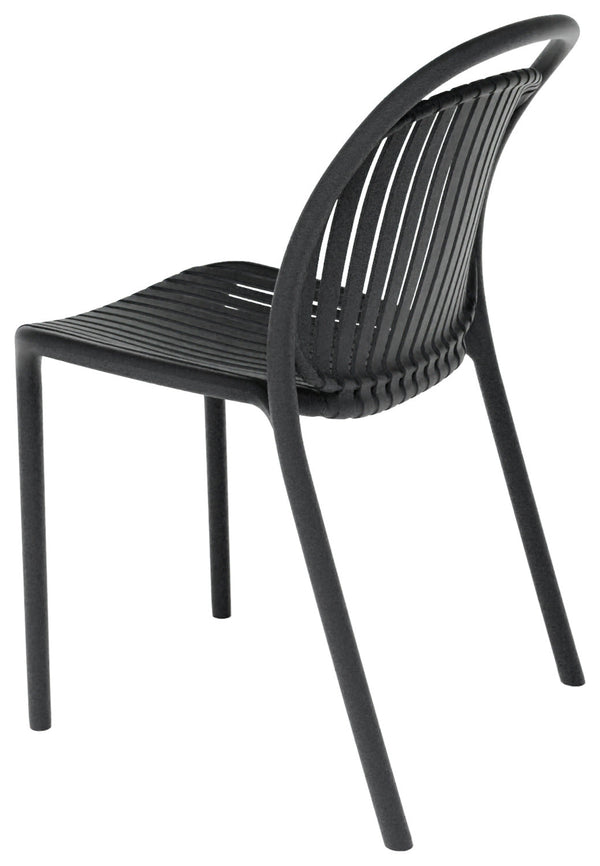 Kunststoffstuhl Stratos; 43x51x82 cm (SxGxW); siedzisko czarny