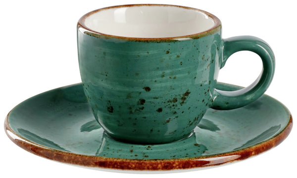 Espresso-Untertasse Nebro; 12.5x1.5 cm (ØxW); niebieski; 6 sztuka / opakowanie