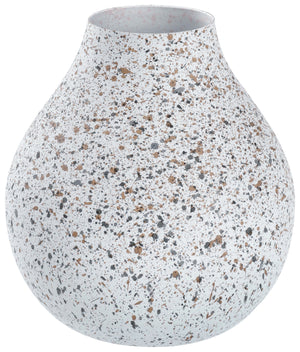 Vase Adah; 12x14.5 cm (ØxW); biały/szary/brązowy/antracyt