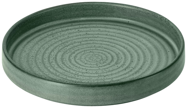 talerz z wysokim rantem Snug; 750ml, 20.5x4 cm (ØxW); zielony; okrągły; 4 sztuka / opakowanie