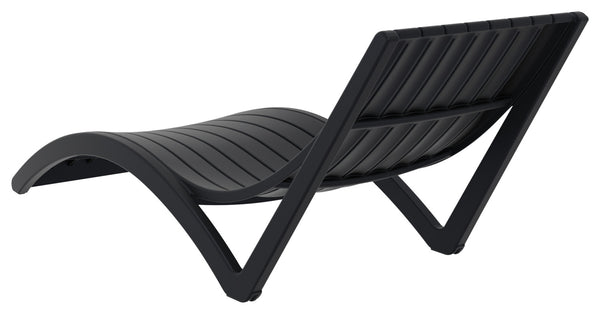 leżanka Slim; 180x72x70 cm (DxSxW); czarny