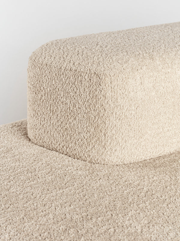 Sofa Norsk Boucle; 154x106x70 cm (SxGxW); beżowy