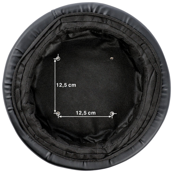 siedzisko hokera barowego Escape 36x7cm; 36x36x7 cm (GxØxW); siedzisko czarny