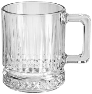 kubek Elysia; 250ml, 8x9.4 cm (ØxW); transparentny; 2 sztuka / opakowanie