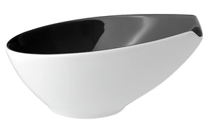 miska Contrast owalna; 470ml, 17x15x8.2 cm (DxSxW); antracyt; owalny; 4 sztuka / opakowanie