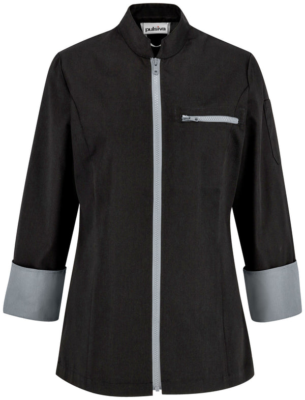 bluza kucharska damska Lorenzo; Kleidergröße 34; czarny