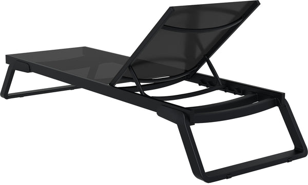 Sonnenliege Tropic; 210x72x31 cm (DxSxW); czarny