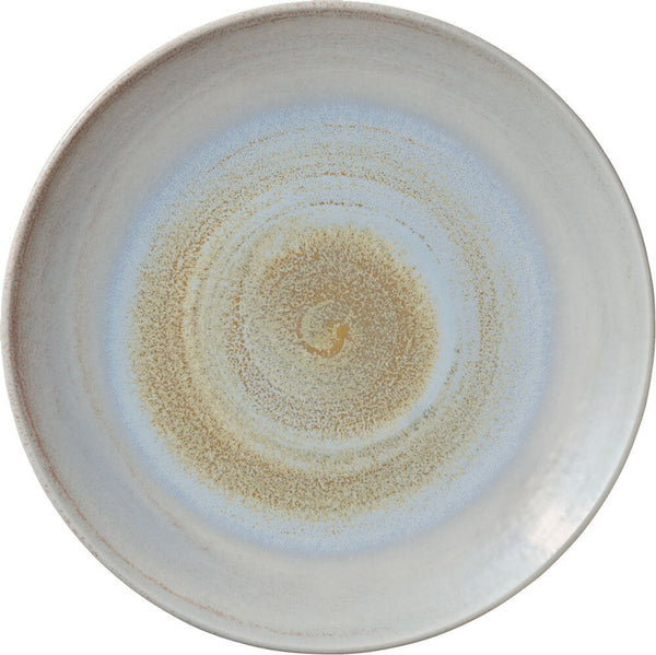 Teller flach Perfect Match coup Breeze; 30.1x3.2 cm (ØxW); złoto/jasny niebieski/biały; okrągły; 6 sztuka / opakowanie