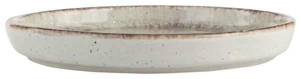 talerz płaski Iris z wysokim rantem; 27.5x2.4 cm (ØxW); szary/brązowy; okrągły; 6 sztuka / opakowanie